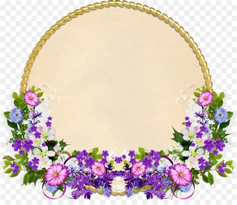 Flower Circle Frame Png Infoupdate Org