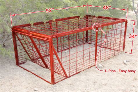 Root Gate Wild Hog Trap Portable 5 Piece Design