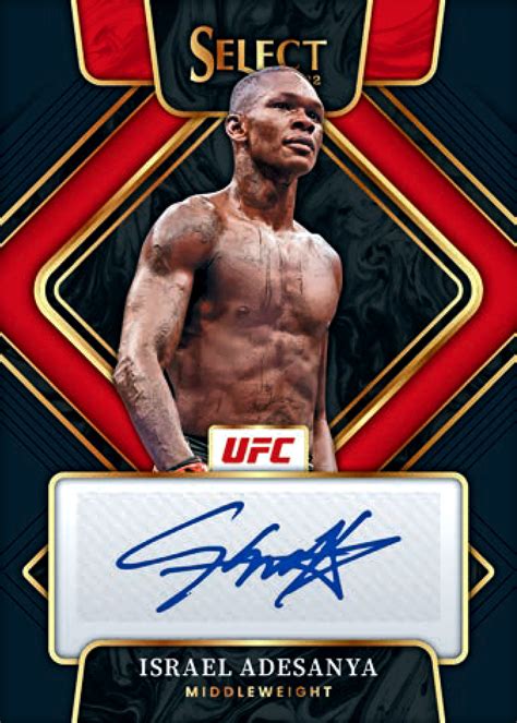 2022 Panini Select Ufc Trading Cards Checklist