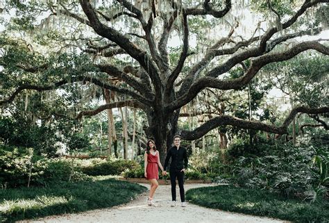 Romantic Washington Oaks Beach & Gardens State Park Engagement Session