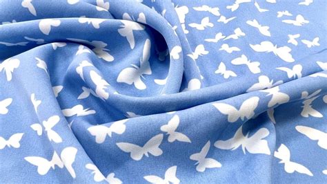 Новое поступление! Плательная ткань с бабочками. Весенне-летний ...
