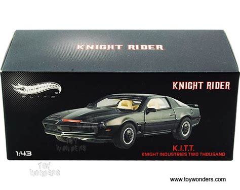 Mattel Hot Wheels Elite Knight Rider K I T T Knight Industries Two Thousand T Top Black