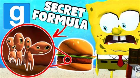 WHAT S INSIDE THE KRABBY PATTY Gmod Nugs In Bikini Bottom Lil