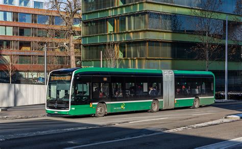 Mercedes Benz 628 11 ECitaro G 7106 Der BVB Bei Basel Kinderspital