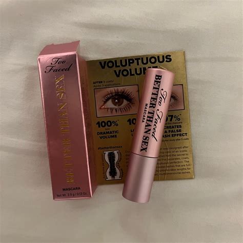 Too Faced Better Than Sex Mini Mascara Beauty Personal Care Face Makeup On Carousell