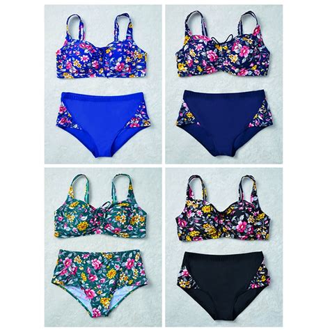 Bikini Grande Taille Motif Floral Du 4XL Au 8XL