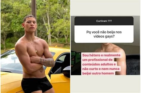 Ator pornô de sexo gay se diz hétero não beijo homem sou profissional Pheeno
