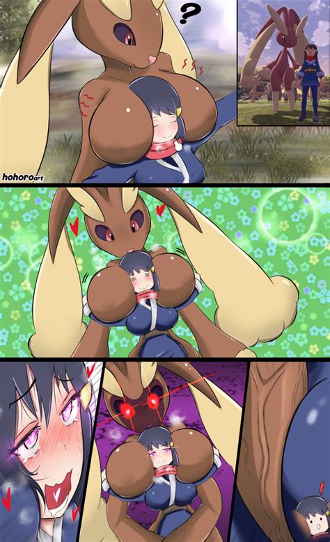 Rule 34 1futa 1girls Akari Pokemon Alpha Pokémon Anthro Aqua Face Big Breasts Big Penis