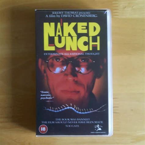 NAKED LUNCH 1991 David Cronenberg VHS Video FIRST INDEPENDENT