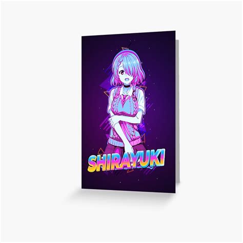 Shirayuki Maihime Dokyuu Hentai Hxeros Greeting Card For Sale By Hypeanimetd Redbubble