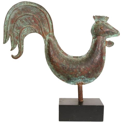 Antique Folk Art Rooster Weathervane At 1stdibs