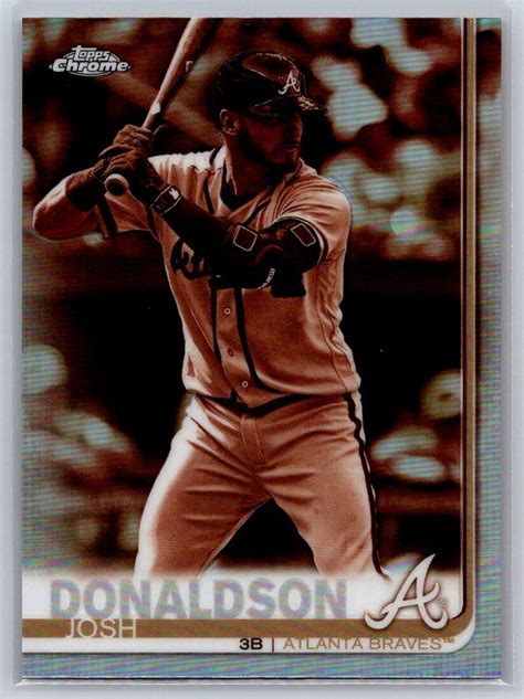 Topps Chrome Sepia Refractor Josh Donaldson For Sale Online