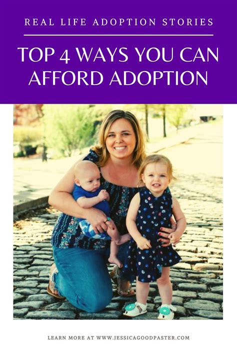 top  ways   afford adoption jessicagoodpastercom
