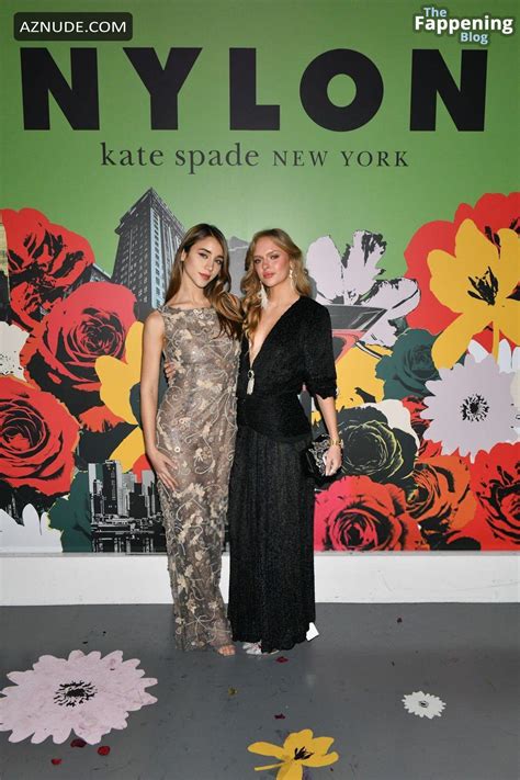 Caylee Cowan Sexy Stuns In Hot Sheer Dress At Nylon Nights In New York AZNude