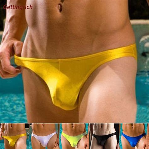 Gtf Mens Sexy Swimwear Low Waist Swim Briefs Bikini Swimsuit Thong Tangas Shopee Philippines