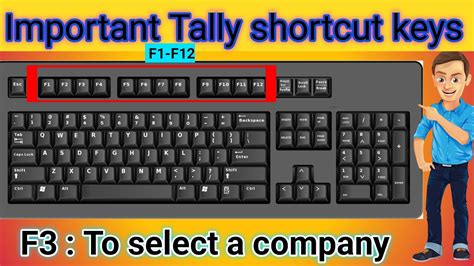 Tally Shortcut Keys Tally Shortcut Keys In Hindi F F Tally