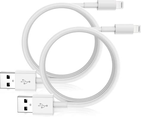 USB Naar Lightning Kabel Voor Apple IPhone En IPad 2 Stuks Bol