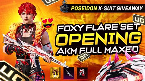 Foxy Flare Ultimate Set Crate Opening Decisive Day AKM Full Maxing