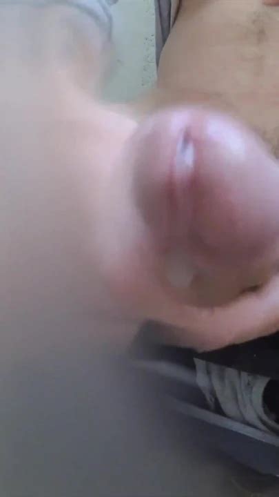 Epic Moment From Super Hot New Model Takes His Monster Cock Out In The Garden New Huge Cumshot