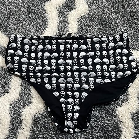 Hot Topic Swim Hot Topic High Waisted Skull Bottoms Poshmark