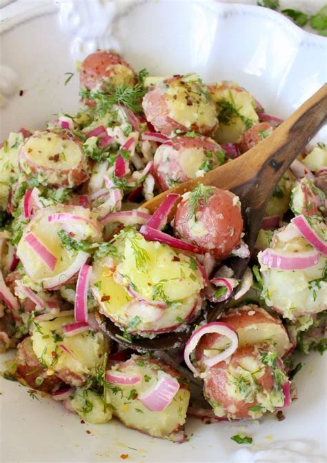 Hot Potato Salad Olivier Potato Salad