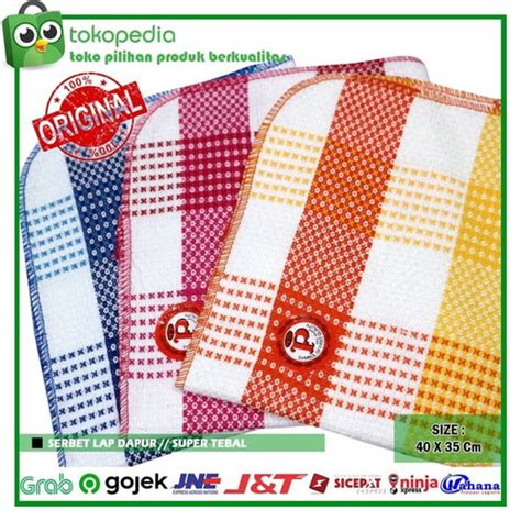 Jual SERBET TEBAL PF Kain LAP Dapur Tangan Piring KATUN COTTON