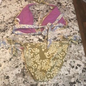 Lucky Brand Swim Lucky Brand Floral Side Tie Bikini Xs D Poshmark