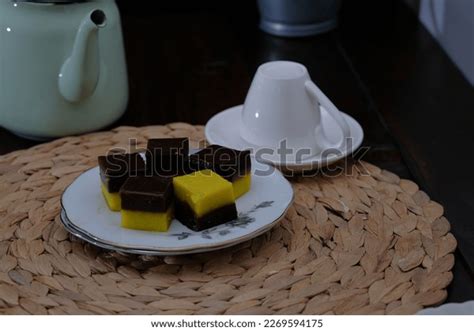 Traditional Malay Kuih Kueh Called Talam Stock Photo 2269594175
