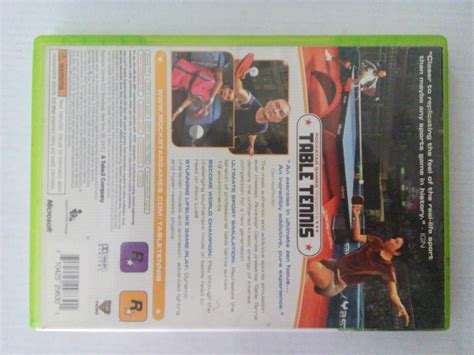 Table Tennis Xbox 360 Trqs Ping Pong Rockstar Games Tenis 17900 En