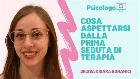 Dr Ssa Chiara Bonamici Psicologo U Youtube