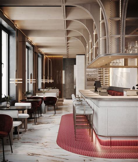 Futurist Restaurant On Behance Restaurant Interior Design Restaurant
