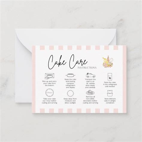 Cake Care Bakery Thank You Card Zazzle Artofit