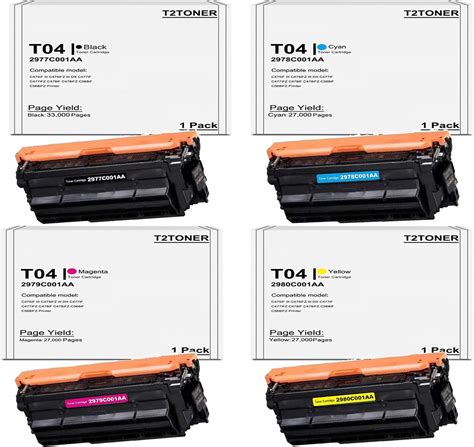 Amazon T04 Toner Cartridge Remanufactured Replacement For Canon