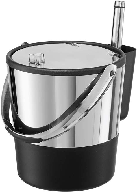 Oggi Double Wall Stainless Steelblack Insulated Lid And Ice Scoop Ice