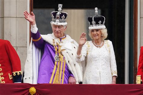 King Charles Iii And Queen Camilla Crowned Highlights Form The Coronation