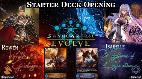 Shadowverse Evolve Starter Decks Runecraft And Dragoncraft