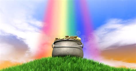 Real Pot Of Gold At The End Of The Rainbow