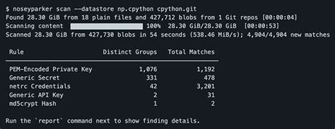 Nosey Parker Find Sensitive Information In Textual Data And Git
