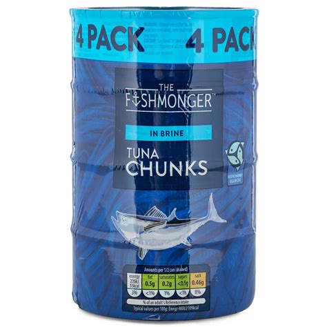 Tuna Chunks In Brine Pack The Fishmonger Aldi Ie