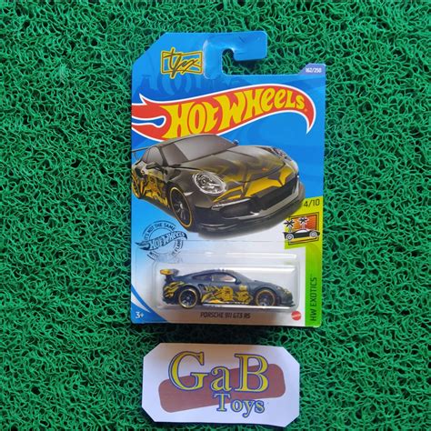 Jual Hot Wheels Porsche 911 GT3 RS Hitam Kuning Shopee Indonesia