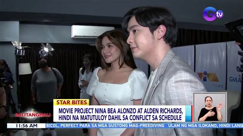 Movie Project Nina Bea Alonzo At Alden Richards Hindi Na Matutuloy