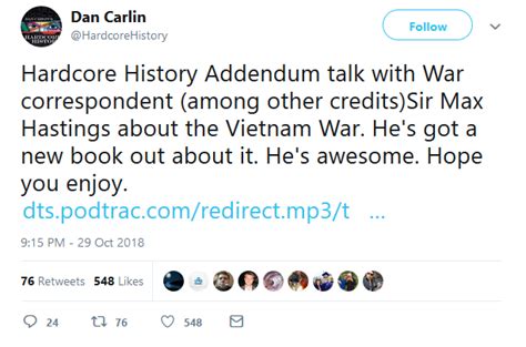 New Hardcore History Addendum Episode Released R Hardcorehistory