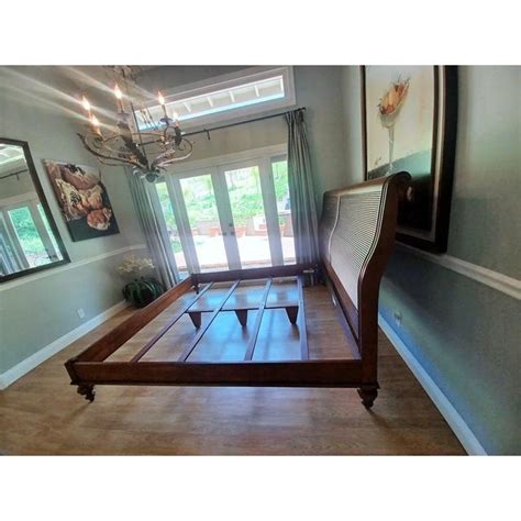 British Classics Cayman Serpentine Bed King By Ethan Allen Chairish