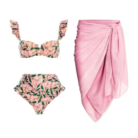 Maillot De Bain Une Pi Ce Bikini Maxi Robe Deux Pi Ces En Mousseline Lacets Vert A Vert