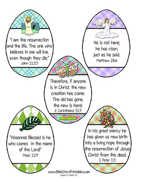 Free Easter Bible Verse Cards for Kids