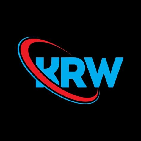 Premium Vector Krw Logo Krw Letter Krw Letter Logo Design Initials