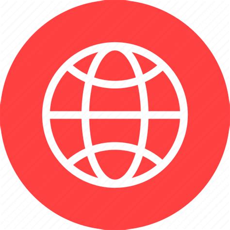 Circle, earth, globe, planet, red, world icon - Download on Iconfinder