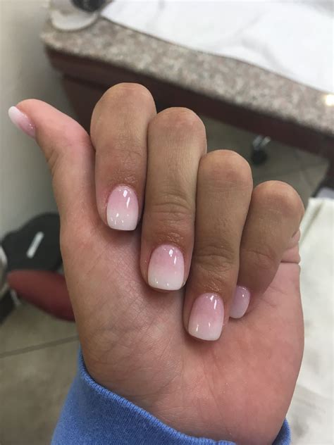 Pink Ombre Nails Dipped Nails Powder Nails