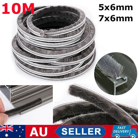 M Seal Brush Pile Window Sliding Door Weather Strip Draught Excluder