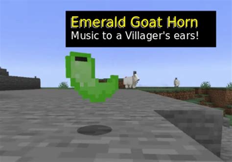 Custom Goat Horns! Minecraft Mod